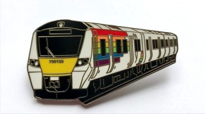 Class 700 in Thameslink Pride Livery