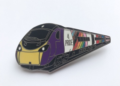 Class 390 Pendolino in Progress Pride Livery