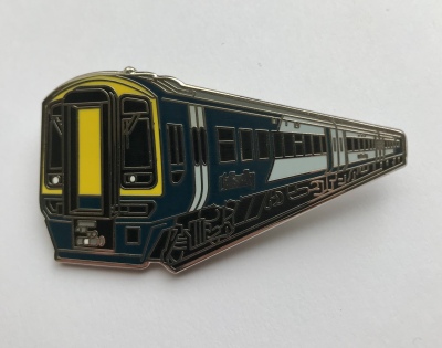 Class 159 in South Western Railway Livery Tie Clip